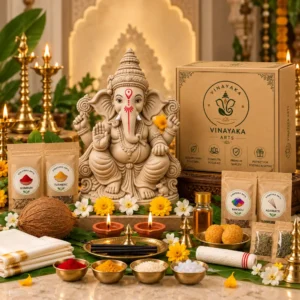 ganesh pooja kit, eco friendly ganesh