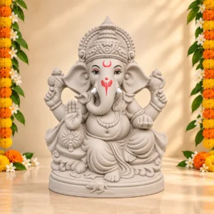 11 Inch Eco-Friendly Ganesh Idol