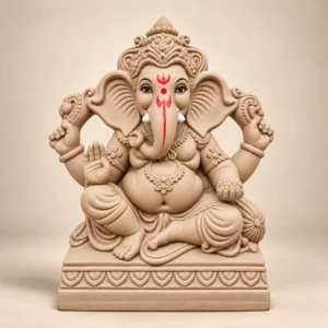 14 Inch Eco-Friendly Ganesh Idol